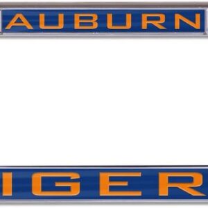 Auburn Tigers License Plate Frame - Inlaid