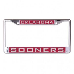 Oklahoma Sooners License Plate Frame - Inlaid