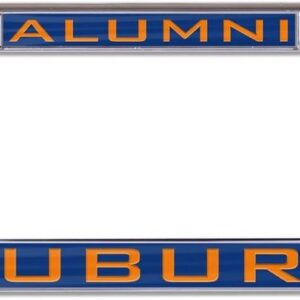 Auburn Tigers License Plate Frame - Inlaid - Alumni
