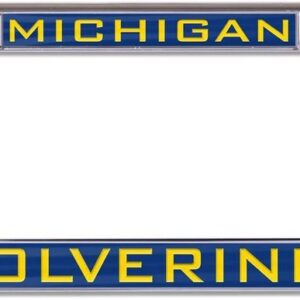 Michigan Wolverines License Plate Frame - Inlaid