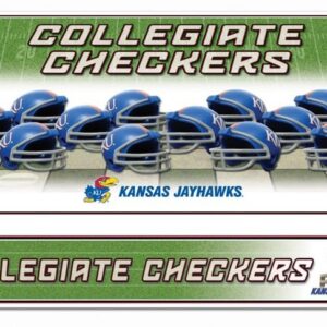 Kansas Jayhawks Checker Set CO