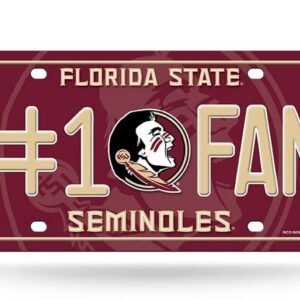 Florida State Seminoles License Plate #1 Fan