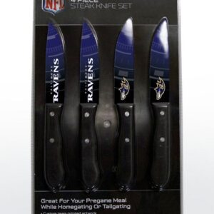 Baltimore Ravens Knife Set Steak 4 Pack