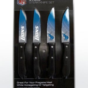 Detroit Lions Knife Set Steak 4 Pack
