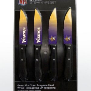 Minnesota Vikings Knife Set Steak 4 Pack