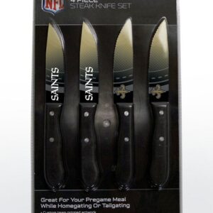 New Orleans Saints Knife Set Steak 4 Pack
