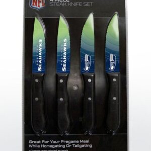 Seattle Seahawks Knife Set Steak 4 Pack