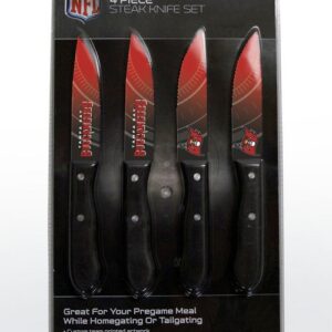 Tampa Bay Buccaneers Knife Set Steak 4 Pack