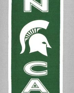 Michigan State Spartans Banner 8x32 Wool Man Cave