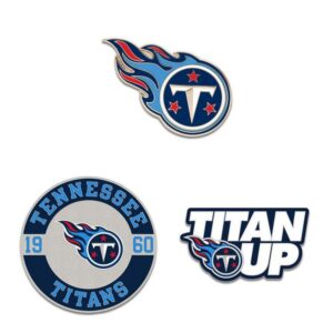 Tennessee Titans Enamel Pin Set 3 Piece