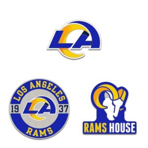 Los Angeles Rams Enamel Pin Set 3 Piece