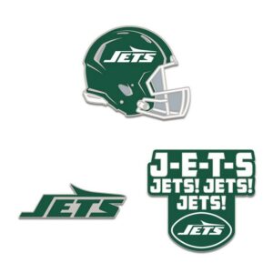 New York Jets Enamel Pin Set 3 Piece