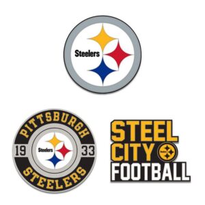 Pittsburgh Steelers Enamel Pin Set 3 Piece