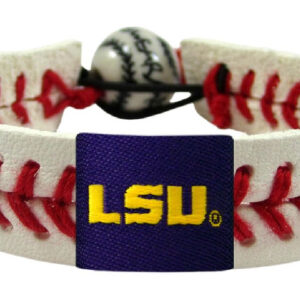LSU Tigers Bracelet Classic Baseball CO