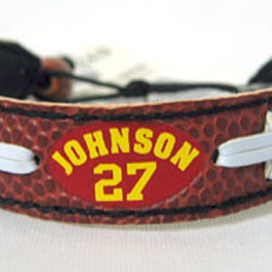 Kansas City Chiefs Bracelet Classic Jersey Larry Johnson Design CO