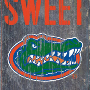 Florida Gators Wood Sign - Home Sweet Home 6"x12"