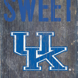 Kentucky Wildcats Wood Sign - Home Sweet Home 6"x12"