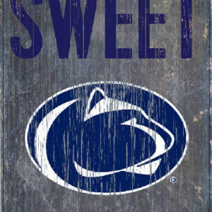 Penn State Nittany Lions Wood Sign - Home Sweet Home 6"x12"