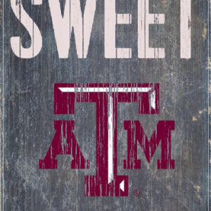 Texas A&M Aggies Wood Sign - Home Sweet Home 6"x12"