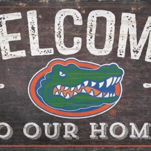 Florida Gators Sign Wood 6x12 Welcome To Our Home Design