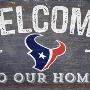 Houston Texans Sign Wood 6x12 Welcome To Our Home Design