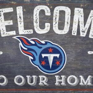 Tennessee Titans Sign Wood 6x12 Welcome To Our Home Design