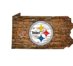 Pittsburgh Steelers Wood Sign - State Wall Art