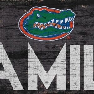 Florida Gators Sign Wood 12x6 Family Design