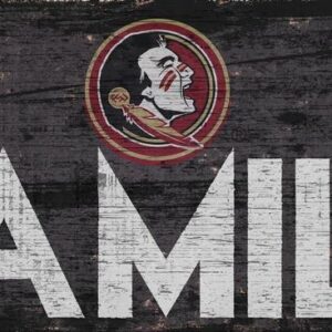 Florida State Seminoles Sign Wood 12x6 Family Design