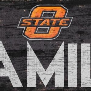 Oklahoma State Cowboys Sign Wood 12x6 Family Design