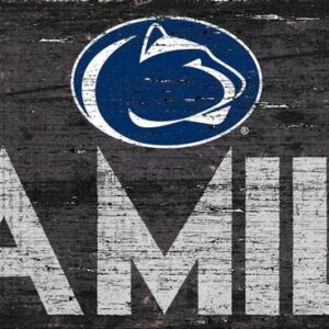 Penn State Nittany Lions Sign Wood 12x6 Family Design