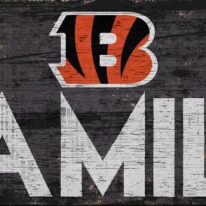 Cincinnati Bengals Sign Wood 12x6 Family Design