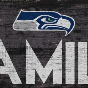 Seattle Seahawks Sign Wood 12x6 Family Design