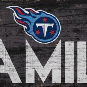 Tennessee Titans Sign Wood 12x6 Family Design