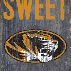 Missouri Tigers Wood Sign - Home Sweet Home 6x12