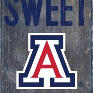 Arizona Wildcats Wood Sign - Home Sweet Home 6x12