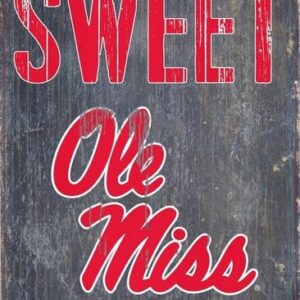 Mississippi Rebels Wood Sign - Home Sweet Home 6x12