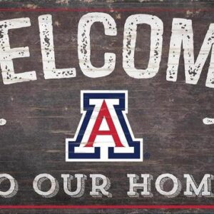 Arizona Wildcats Sign Wood 6x12 Welcome To Our Home Design