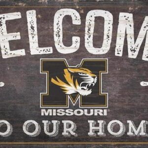Missouri Tigers Sign Wood 6x12 Welcome To Our Home Design