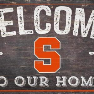 Syracuse Orange Sign Wood 6x12 Welcome To Our Home Design