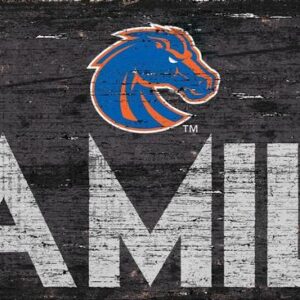 Boise State Broncos Sign Wood 12x6 Family Design