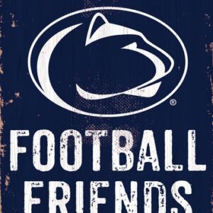 Penn State Nittany Lions Sign Wood 6x12 Football Friends and Family Design Color