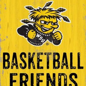Wichita State Shockers Sign Wood 6x12 Football Friends and Family Design Color