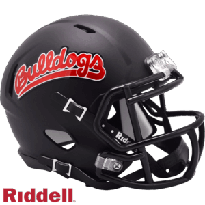 Fresno State Bulldogs Helmet Riddell Replica Mini Speed Style Matte Black