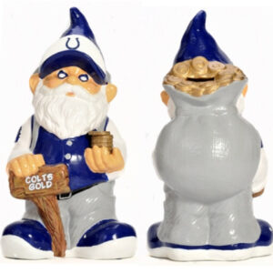 Indianapolis Colts Garden Gnome - Coin Bank CO