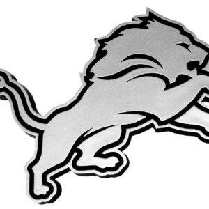 Detroit Lions Auto Emblem - Silver