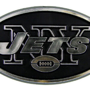 New York Jets Auto Emblem - Silver
