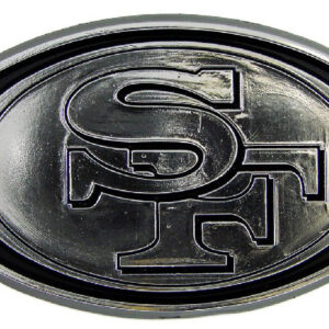 San Francisco 49ers Auto Emblem - Silver