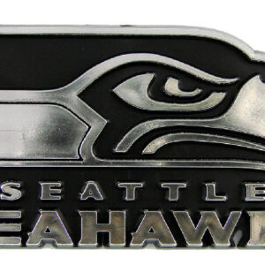 Seattle Seahawks Auto Emblem - Silver