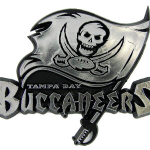 Tampa Bay Buccaneers Auto Emblem - Silver